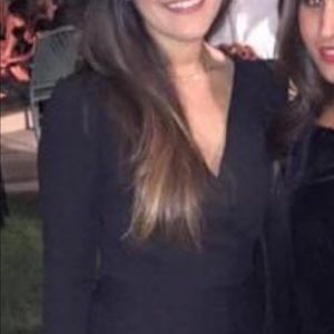 Bebe long sleeve elegant crop top